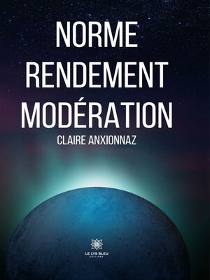 cover image of Norme Rendement Modération